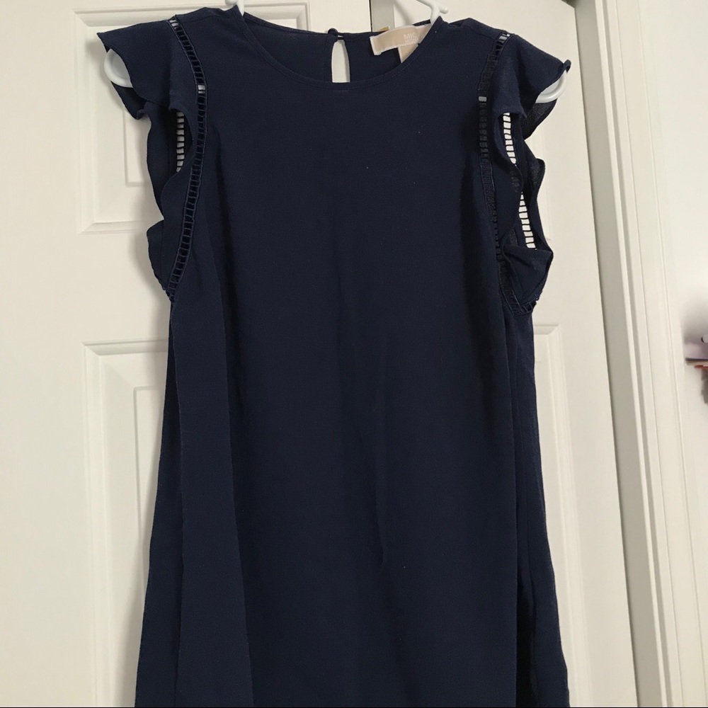 Blue dressy shirt